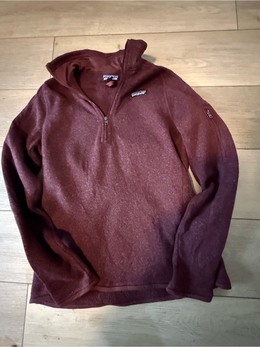 Patagonia Better Sweater 1/4 Zip Fleece Pullover | Burgundy | Women’s